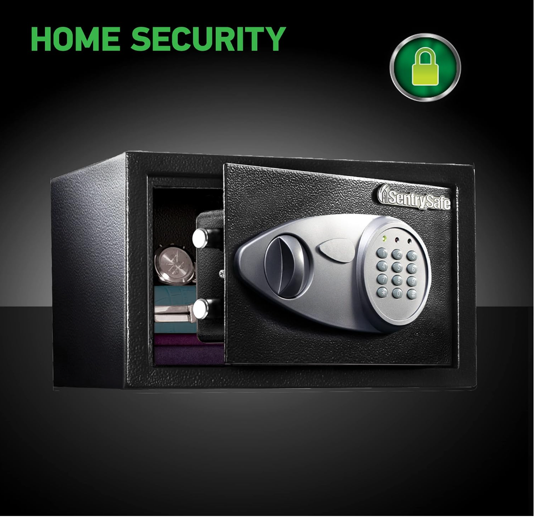 SentrySafe - Caja de Seguridad, 0.5 Cubic Feet (Medium), Negro